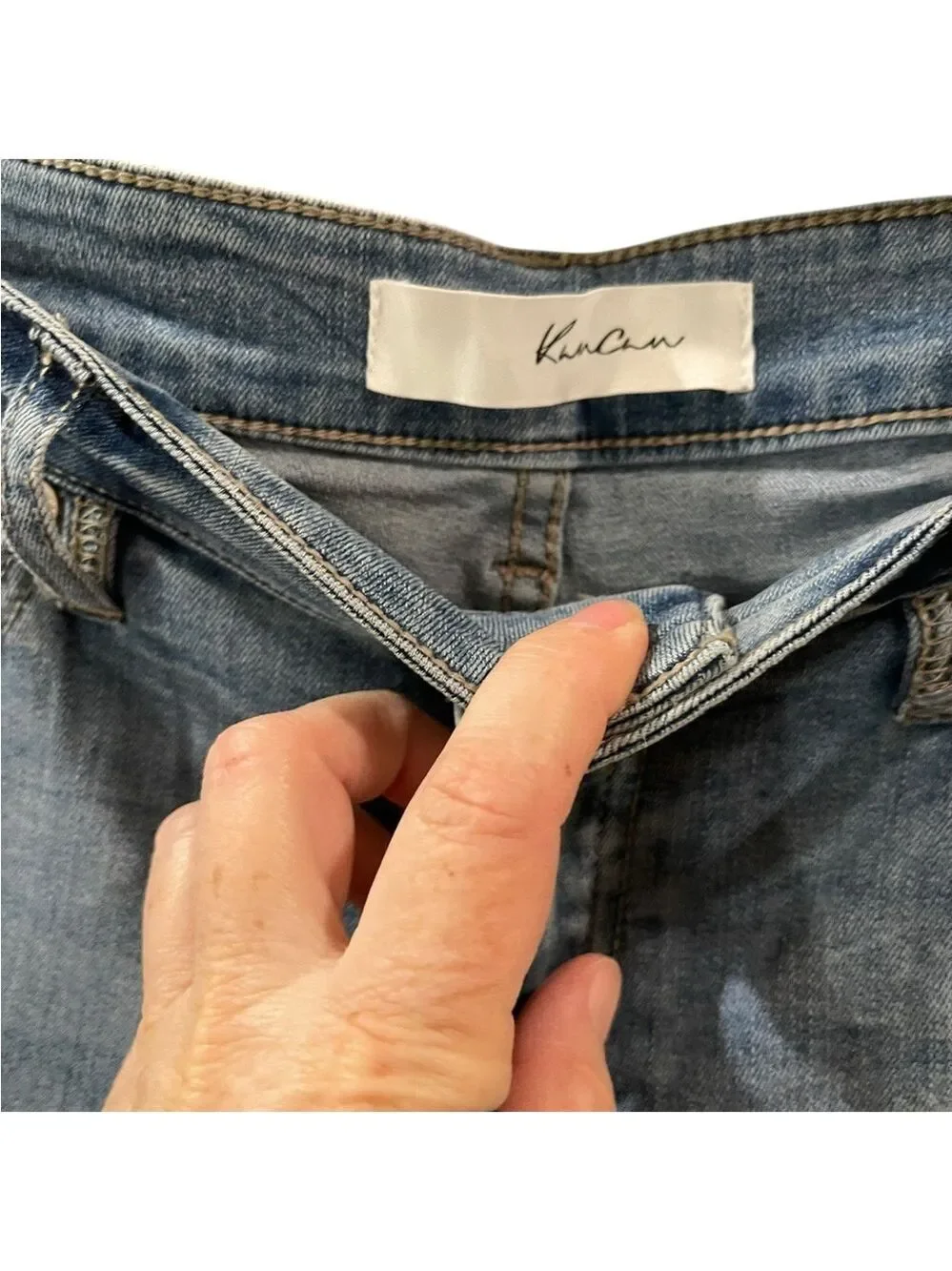 KanCan Brenda Women’s Roll Cuffed Cropped Skinny Jean Size: 10 NWT